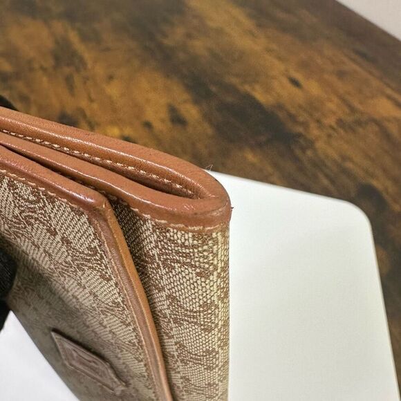 Celine Macadam Vintage Bifold‎ Wallet Brown Tan - Picture 6 of 15